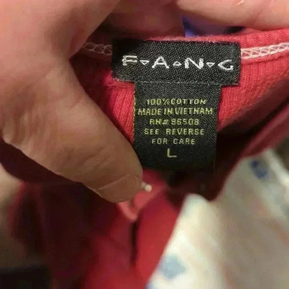 Vintage Y2K Cropped Frilly Long Sleeve Tee Shirt - L - Picture 7 of 7